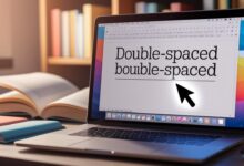 how to double space in word